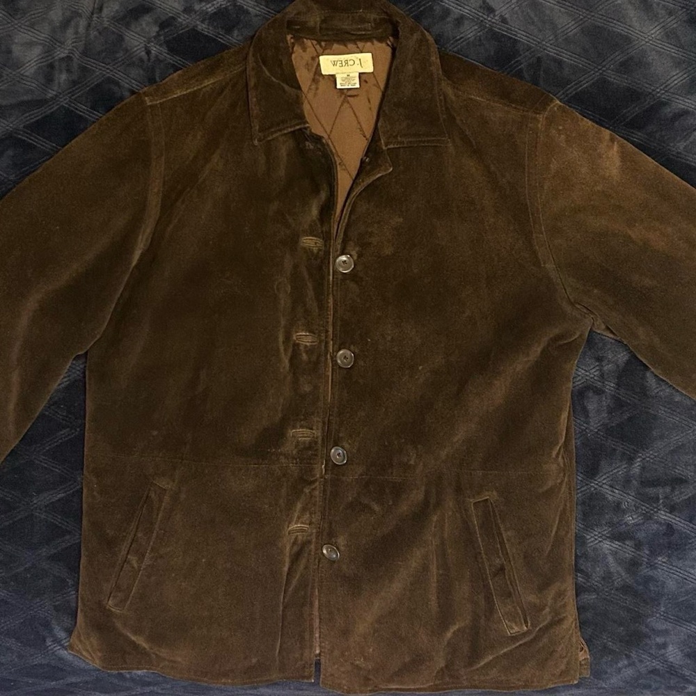 J. Crew Chocolate Brown Suede Jacket